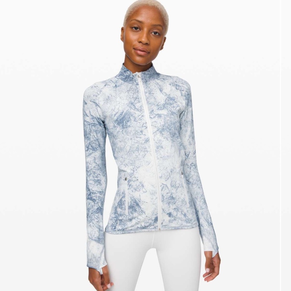 NWT Lululemon Ebb to Train Jacket *Wash (White)
